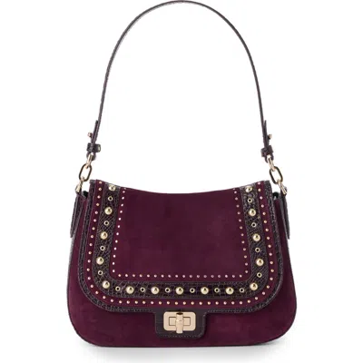 Brahmin Kristin Shoulder Bag In Burgundy