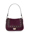 Brahmin Kristin Small Shoulder Bag In Purple