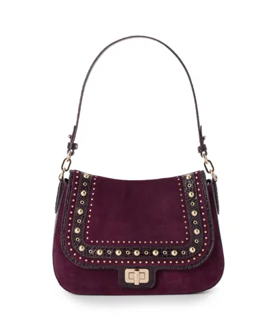 Brahmin Kristin Small Shoulder Bag In Purple