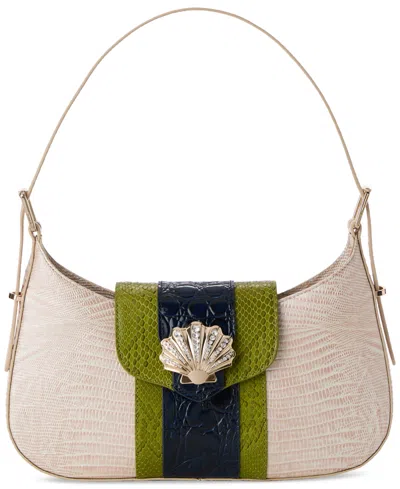 Brahmin Kyrie Small Leather Shoulder Bag In Green