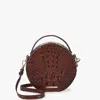 Brahmin Lane Croc Embossed Leather Crossbody Bag