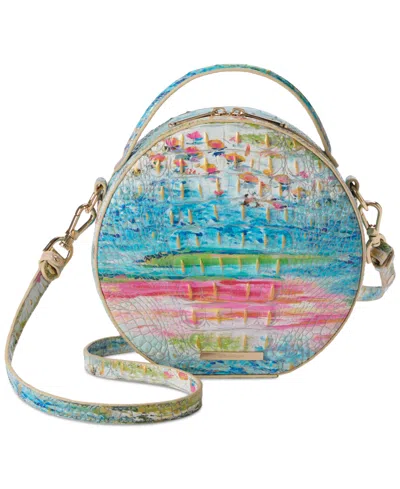 Brahmin Lane Happyhour Melbourne Leather Crossbody In Staycation