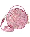 Brahmin Lane Lokelani Crossbody Bag In Coral Snapdragon