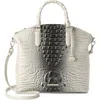 Brahmin Large Duxbury Croc Embossed Leather Satchel In Multi