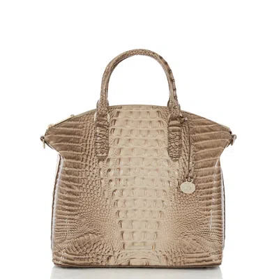 Brahmin Large Duxbury Satchel Sesame Ombre Melbourne In Neutral