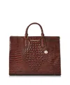 Brahmin Business Tote Pecan Melbourne In Pecan Melbourne