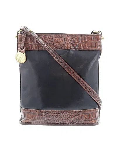 Pre-owned Brahmin Leather Crossbody Bag In Black