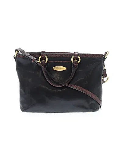 Pre-owned Brahmin Leather Crossbody Bag In Black