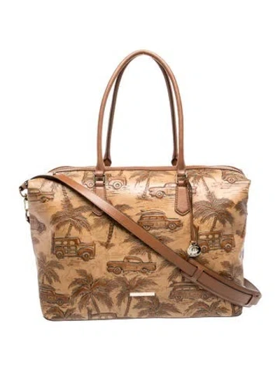 Pre-owned Brahmin Leather Shoulder Bag In Brown