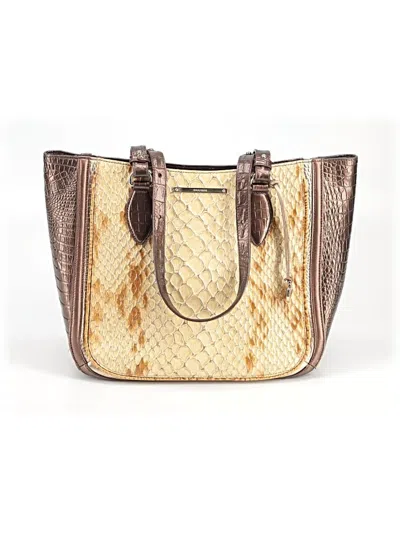 Pre-owned Brahmin Leather Shoulder Bag In Brown