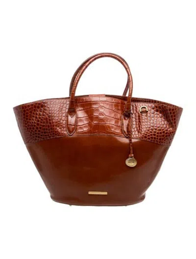 Pre-owned Brahmin Leather Shoulder Bag W/ Tags In Brown