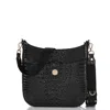 Brahmin Leia Pomegranate Melbourne Crossbody In Black
