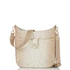 Brahmin Leia Croc Embossed Leather Crossbody Bag In Contour