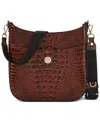 Brahmin Leia Melbourne Crossbody In Brown