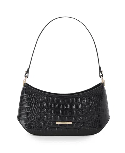 Brahmin Lilibeth Melbourne Small Leather Shoulder Handbag In Black