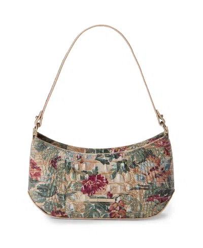 Brahmin Lilibeth Melbourne Small Leather Shoulder Handbag In Heirloom Garden