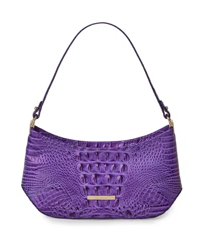 Brahmin Lilibeth Melbourne Small Leather Shoulder Handbag In Purple