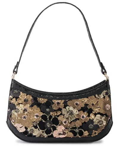Brahmin Lilibeth Small Embellished Leather Shoulder Handbag In Multi