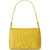 Brahmin Lorelei Croc Embossed Leather Shoulder Bag