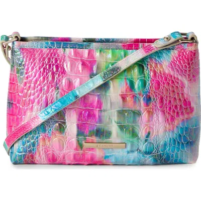 Brahmin Lorelei Croc Embossed Leather Shoulder Bag In Impression