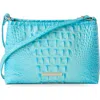 Brahmin Lorelei Melbourne Embossed Leather Shoulder In Tropic Blue