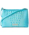 Brahmin Lorelei Melbourne Embossed Leather Shoulder In Tropic Blue