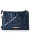 Brahmin Lorelei Melbourne Leather Shoulder Bag In Blue