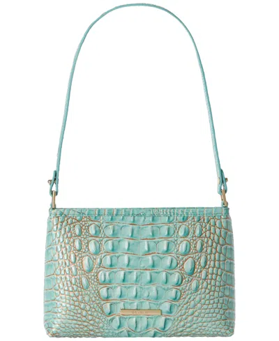 Brahmin Lorelei Melbourne Leather Shoulder Bag In Blue