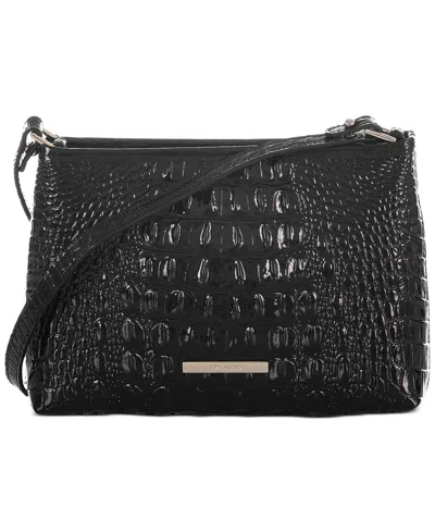 Brahmin Lorelei Small Leather Shoulder Handbag In Black Melbourne