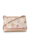 Brahmin Lorelei Croc Embossed Leather Shoulder Bag