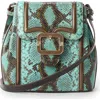 Brahmin Margo Croc Embossed Leather Crossbody Bag