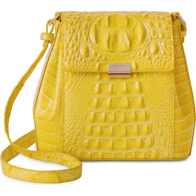Brahmin Margo Croc Embossed Leather Crossbody Bag
