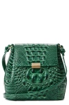 BRAHMIN BRAHMIN MARGO CROC EMBOSSED LEATHER CROSSBODY BAG