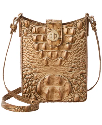 Brahmin Marley Melbourne Mini Leather Crossbody Bag In Brown