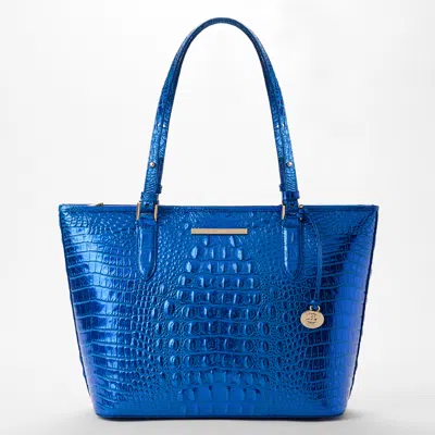 Brahmin Medium Asher Cobalt Potion Melbourne In Blue