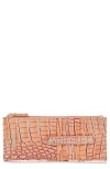 Brahmin 'melbourne' Credit Card Wallet In Pink