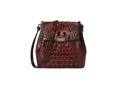 Brahmin Melbourne Margo Crossbody Cross Body Handbags Pecan: One Size In Brown