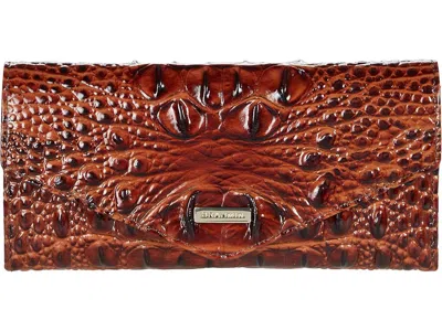 Brahmin Melbourne Veronica Wallet Handbags Pecan: One Size In Brown