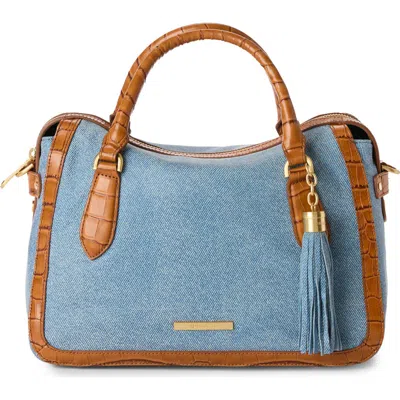 Brahmin Micaela Satchel In Blue