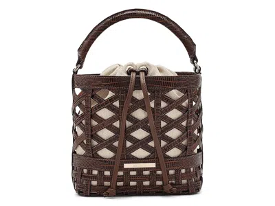 Brahmin Mini Amelia Cross Body Handbags Chestnut Bahia: One Size In Brown