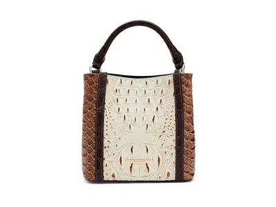 Brahmin Mini Amelia Cross Body Handbags Multi: One Size In Brown