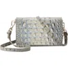 Brahmin Minuette Convertible Leather Crossbody Bag In Gray