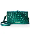 Brahmin Minuette Melbourne Mini Leather Crossbody Bag In Green