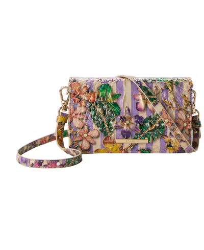 Brahmin Minuette Melbourne Mini Leather Crossbody Bag In Multi