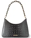 Brahmin Mod Esme Black Melbourne Medium Leather Shoulder In Black