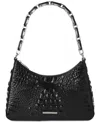 Brahmin Mod Esme Black Melbourne Medium Leather Shoulder In Black