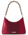 Brahmin Mod Esme Cassatt Mini Shoulder Bag In Red