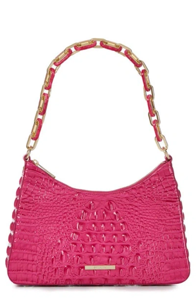 BRAHMIN MOD ESME CROC EMBOSSED SHOULDER BAG