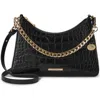 Brahmin Mod Esme Leather Shoulder Bag In Black