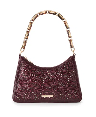 Brahmin Mod Esme Marymere Small Shoulder Handbag In Oxblood